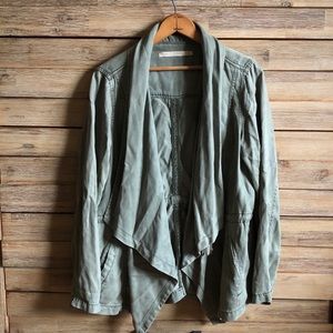 Max Jeans Drape Collar Jacket